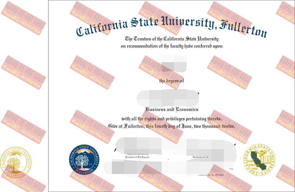 做个加州大学富尔顿分校文凭学位