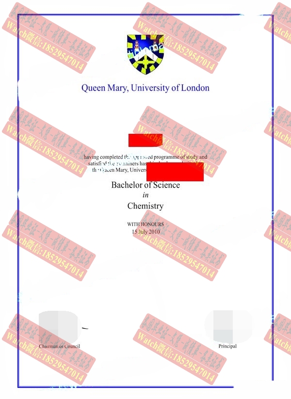 制作伦敦大学玛丽女王学院学位证书