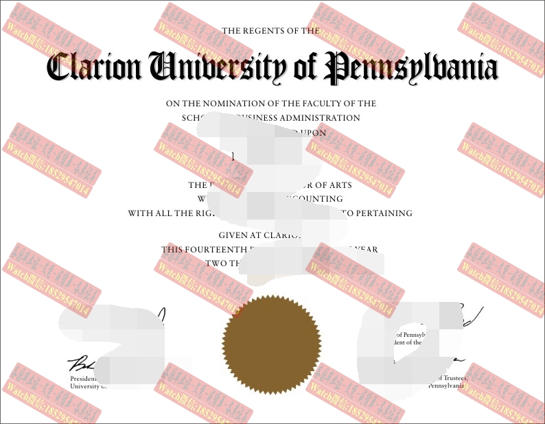 办理宾州克莱瑞恩大学学位证书
