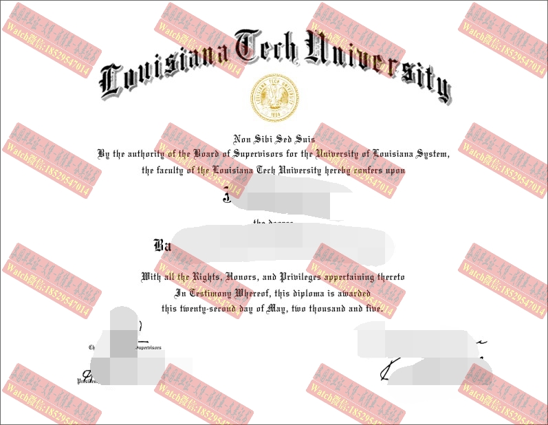 订购路易斯安那理工大学文凭学位
