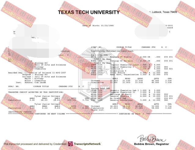 订购高仿德州理工大学文凭毕业证