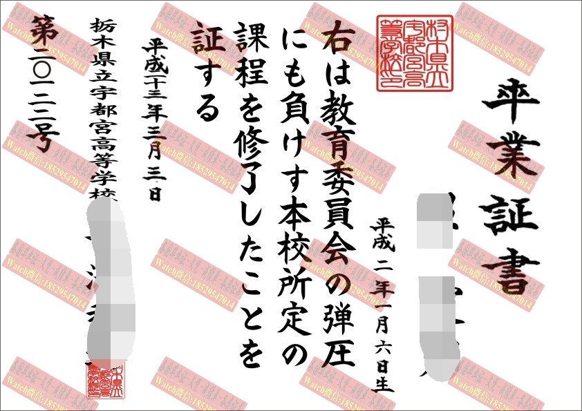 购买栃木県立宇都宫高等学校文凭